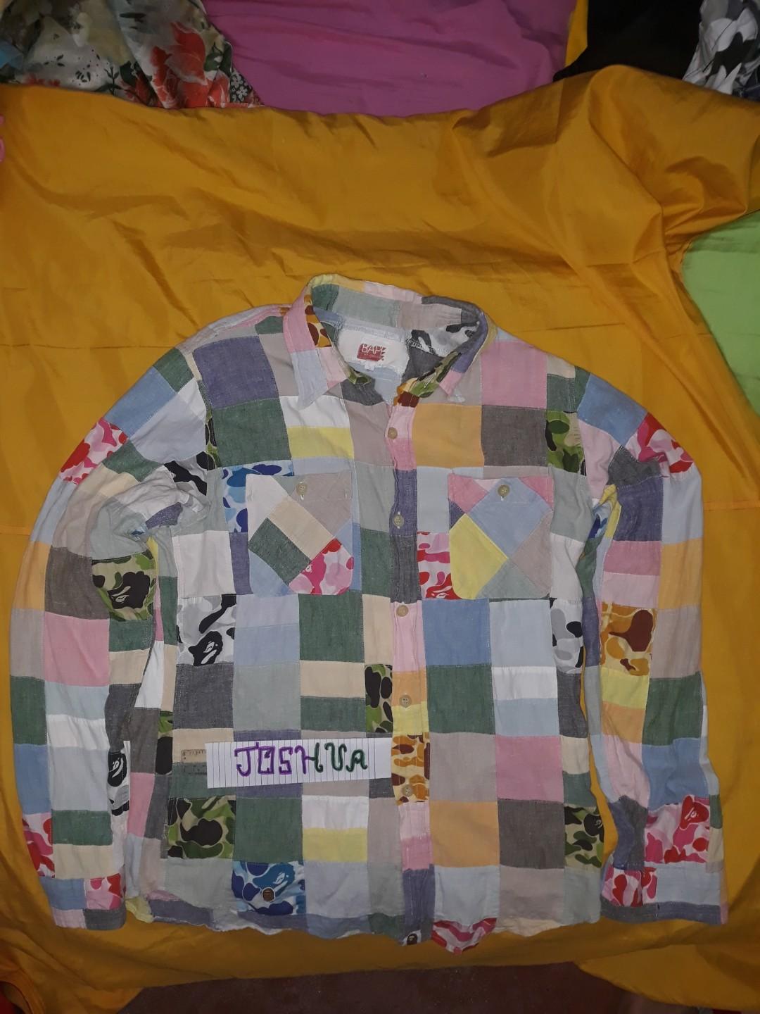 bape long sleeve polo