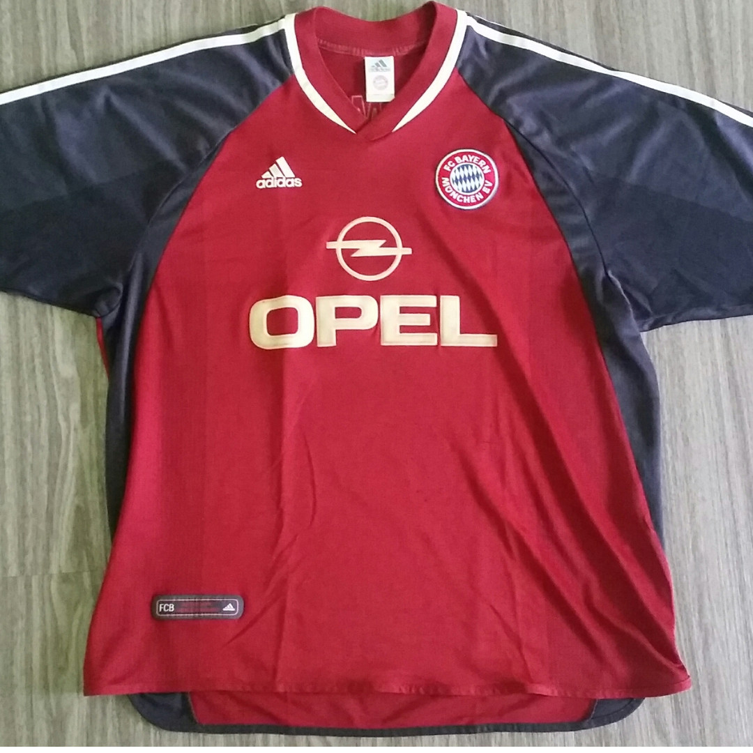Bayern Munich Adidas 2001 02 Home Jersey Xxl 2xl Vintage Retro Sports Sports Apparel On Carousell