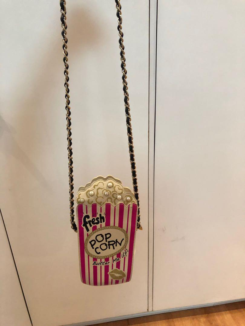 betsey johnson popcorn bag