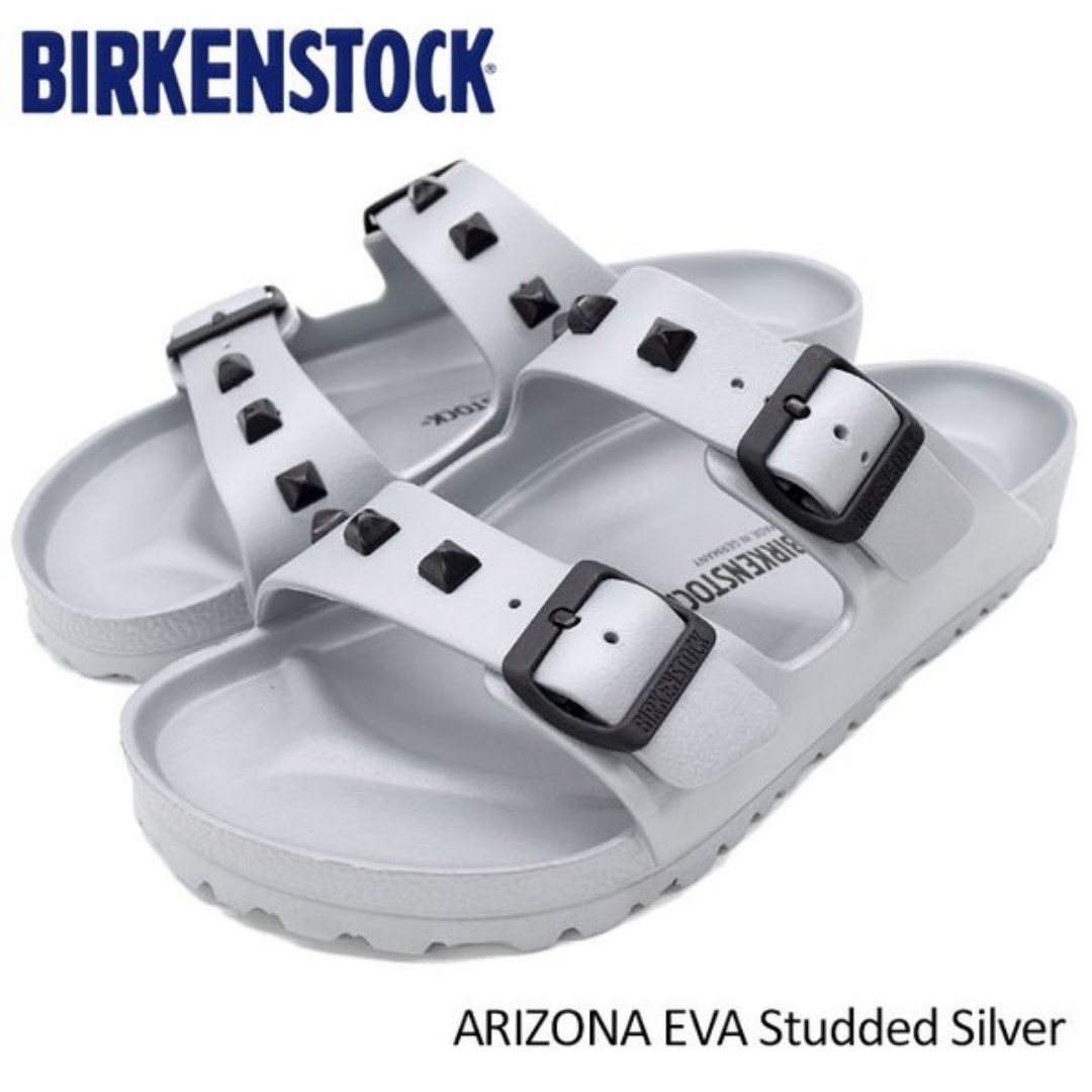 Birkenstock Arizona EVA Studded Silver Men s Fashion Footwear