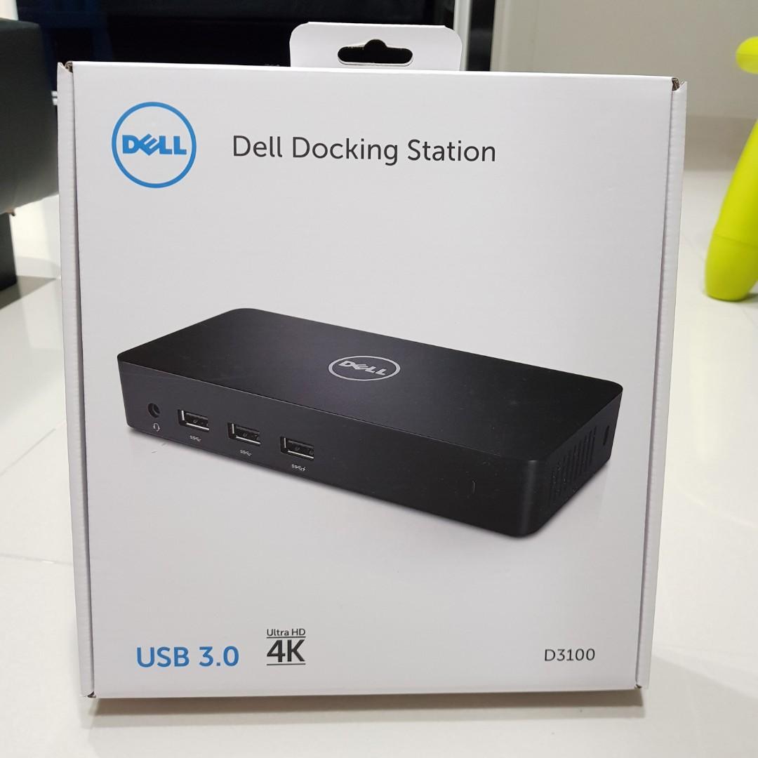 Bnib Dell Docking Station D3100 Computers Tech Parts Accessories Networking On Carousell