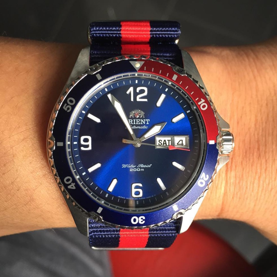 Orient mako 2 pepsi nato strap best sale
