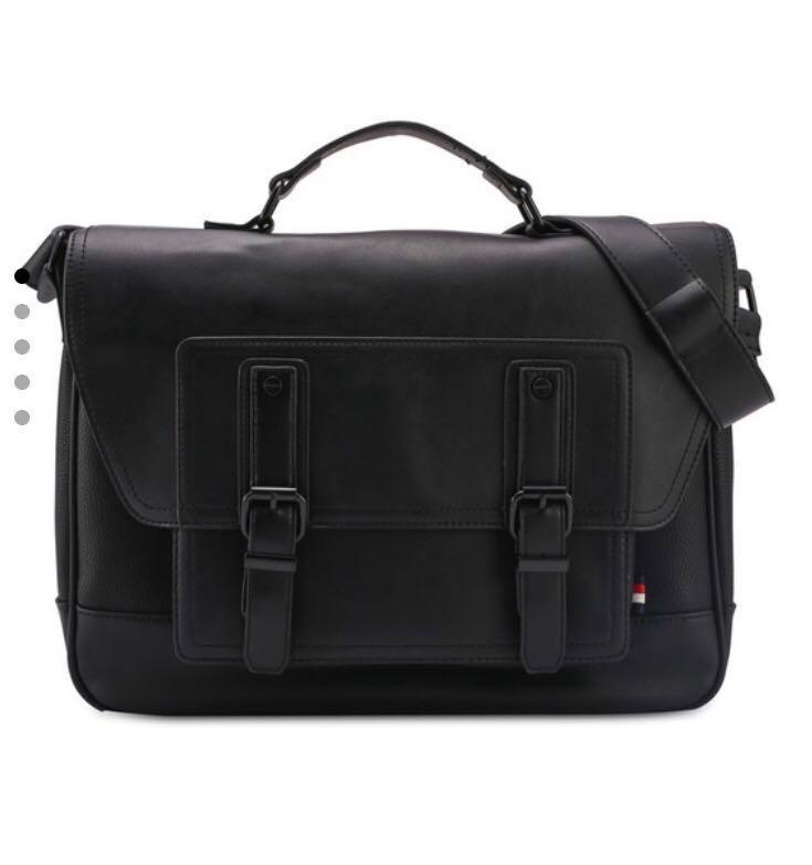 aldo leather messenger bag