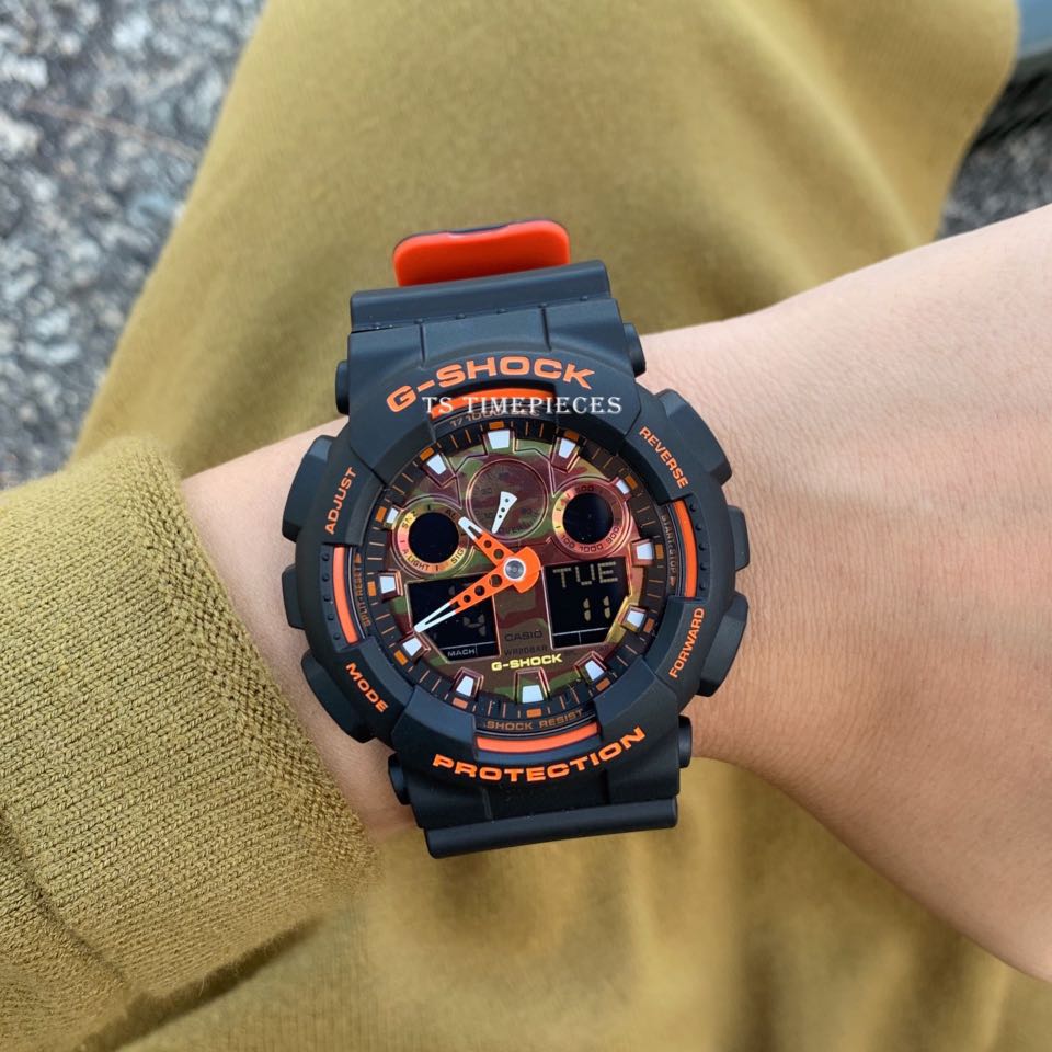 g shock bright orange