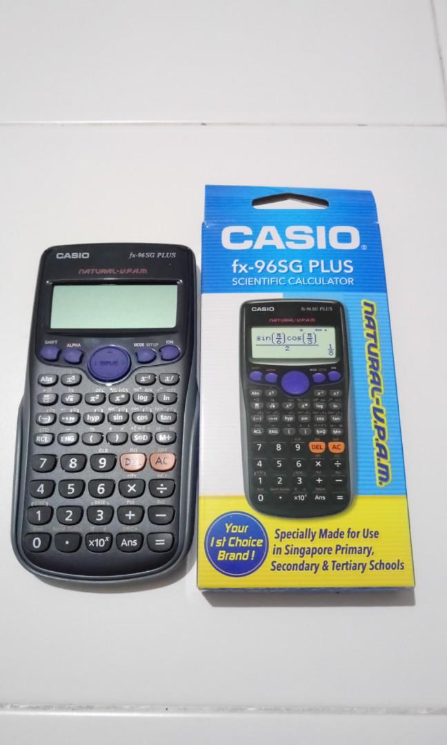 Casio calculator fx 96sg plus popular bookstore clearance