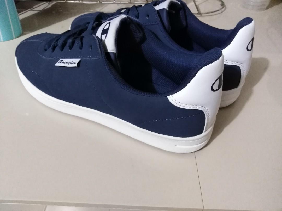 navy blue champion sneakers