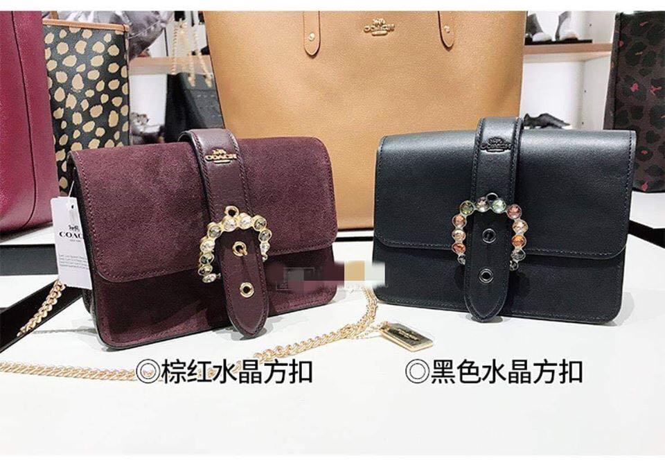 Coach bowery crossbody with jewel buckle online