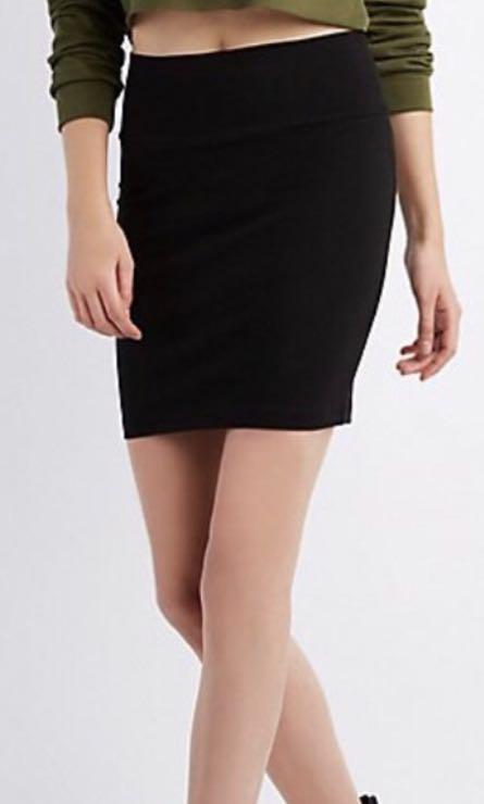 Cotton on Black Pencil Skirt, Women's