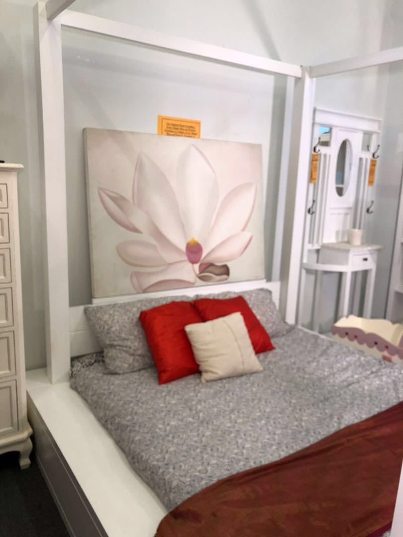 Cyber Monday Dec3 9 French Teak Poster Bed Queen Teakco Com Photo
