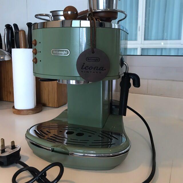 Delonghi Icona Coffee Machine Green Home Appliances Kitchenware On Carousell