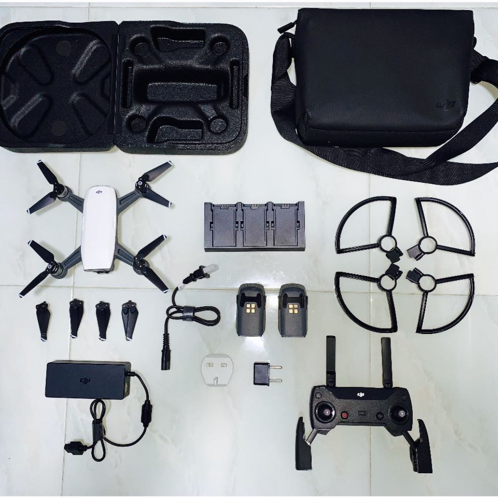 Dji spark fly more combo unboxing sales