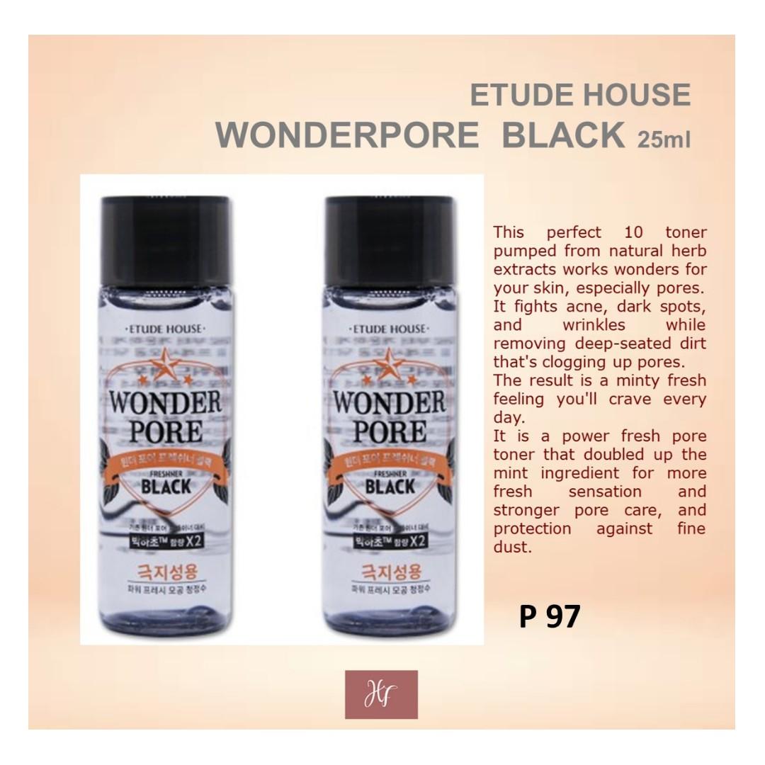 Etude House Wonder Pore Freshener Black 25ml Health Beauty Skin Bath Body On Carousell