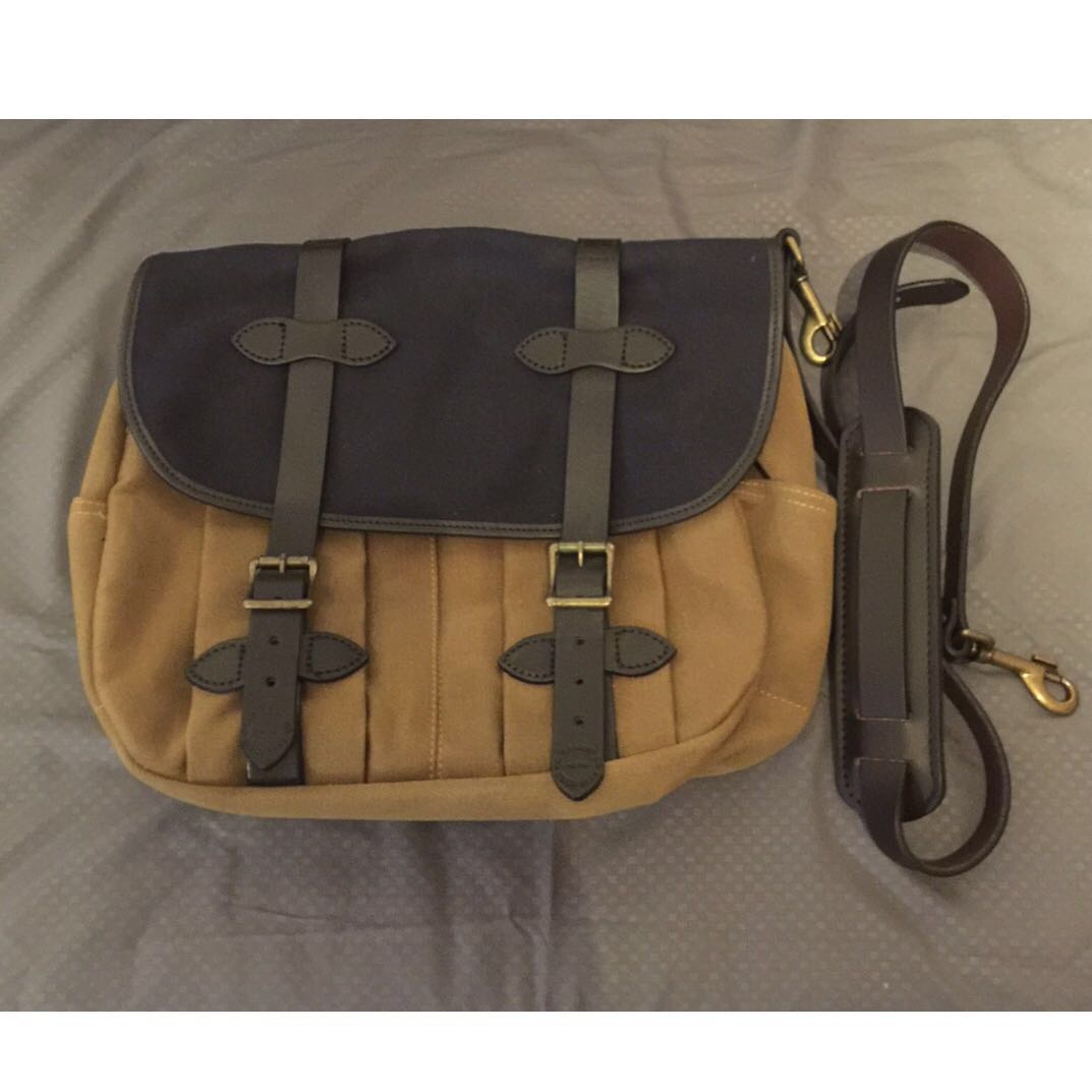 filson leather field satchel