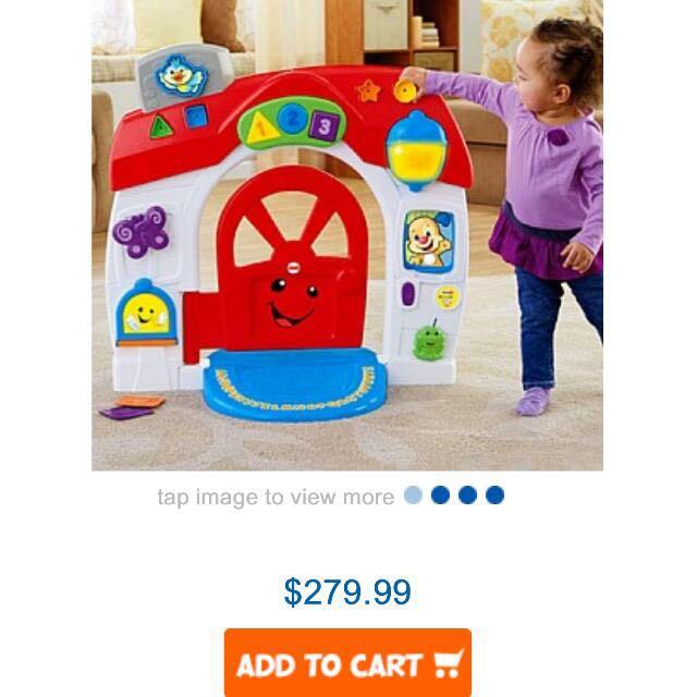 fisher price laugh and learn puppy smart home