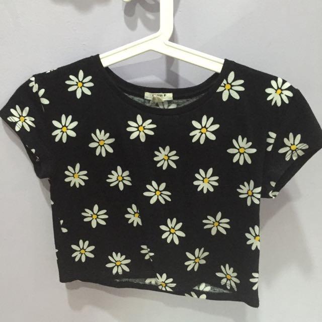 Daisy crop top forever 21 store