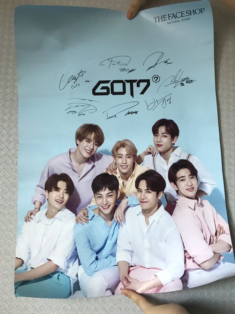 GOT7 直筆サイン入りポスター GOT7 Present : YOU ジニョン 直筆サイン入 - メルカリ