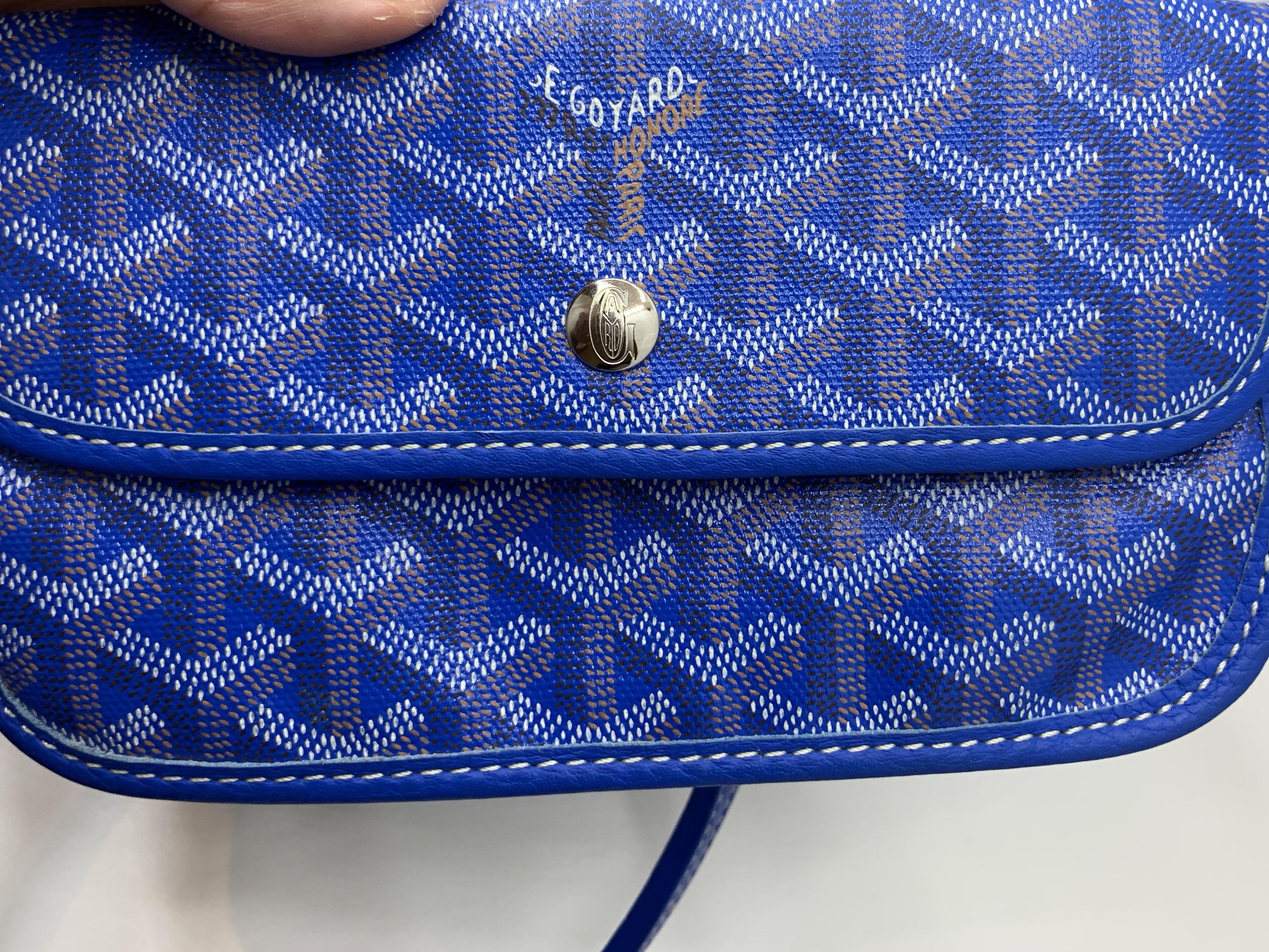 GOYARD Blue / Pattern Prints Hardy Document/ Shopping Bag (VIT020151) - The  Attic Place