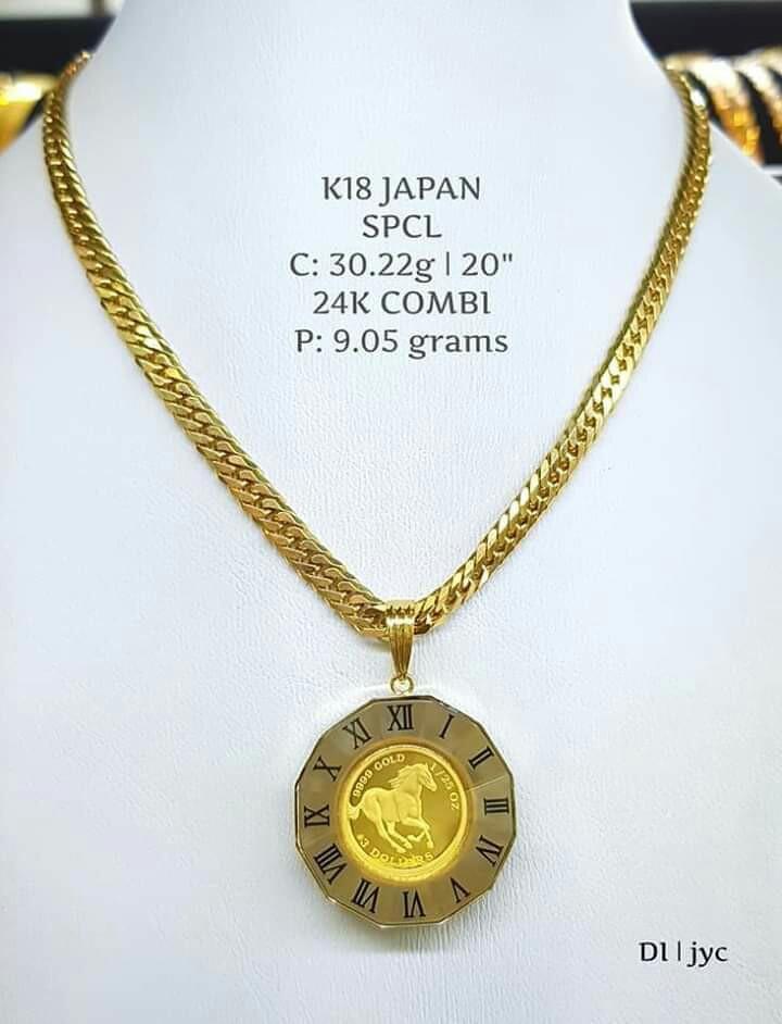 Japan Gold Necklace Luxury Accessories On Carousell