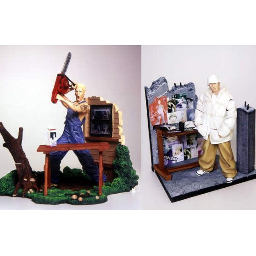 JCI：Vintage 絕版品 Eminem Action Figure 白衣款 古著 / 嘻哈 / 阿姆 / 底特律