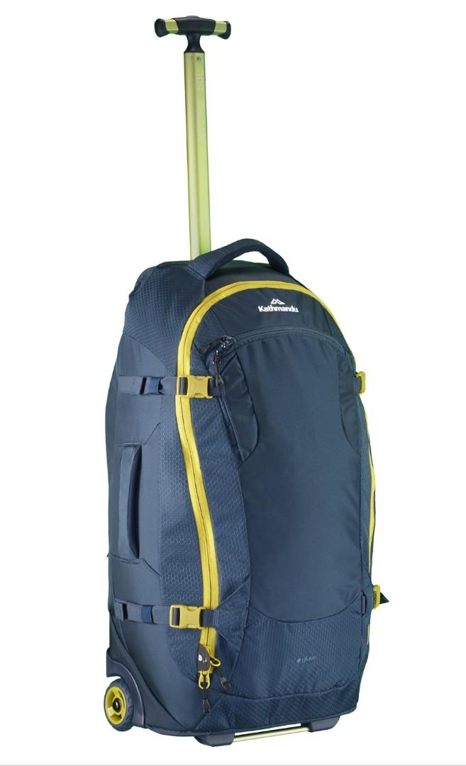 Kathmandu Hybrid 50L Backpack Harness Wheeled Travel Luggage Trolley ...