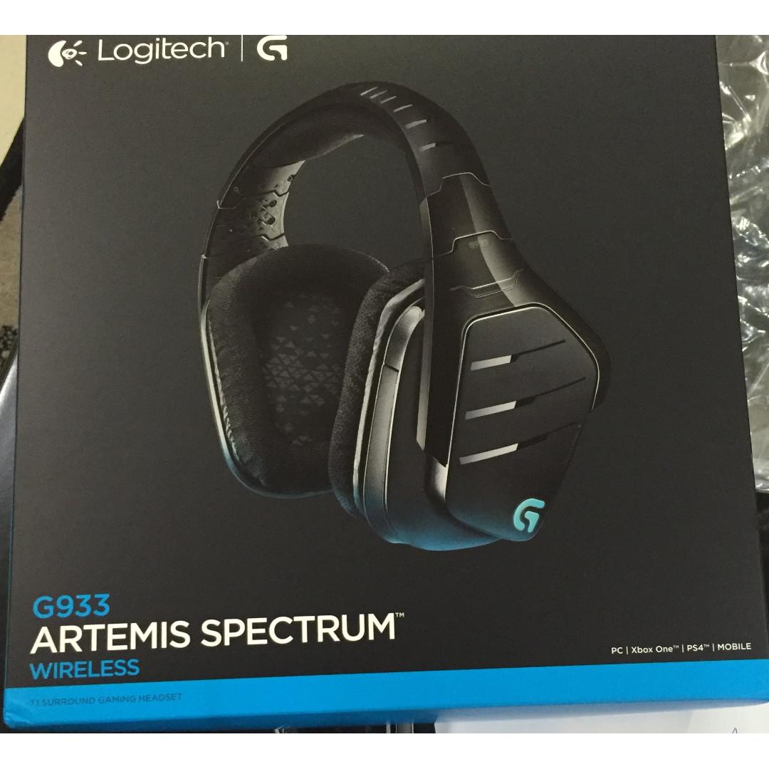 Logitech G933 Artemis Spectrum Wireless Rgb 7 1 Dolby And Dst Headphone Surround Sound Gaming Headset Electronics Audio On Carousell