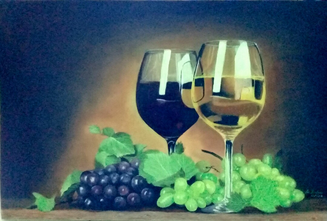 100 Gambar Lukisan Anggur Paling Keren