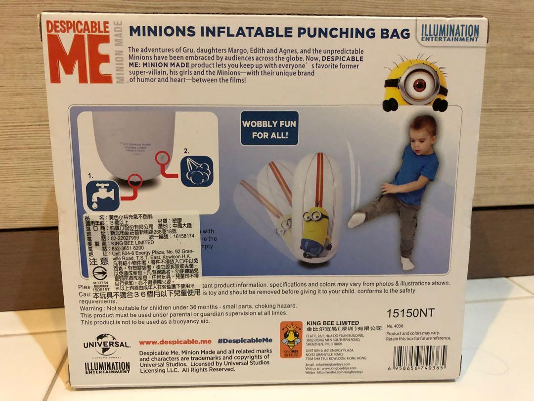 Minions Inflatable Punching Bag, Hobbies & Toys, Toys & Games on Carousell
