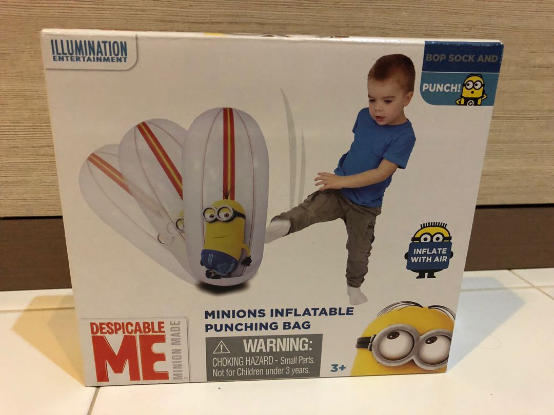 Minions Inflatable Punching Bag, Hobbies & Toys, Toys & Games on Carousell