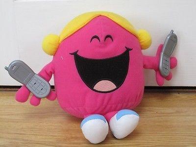 MR MEN LITTLE MISS CHATTERBOX TALKING INTERACTIVE SOFT TOY FISHER PRICE ...
