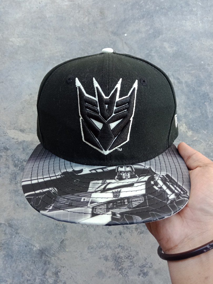 New Era x Transformer Decepticon fitted hat glow in the dark