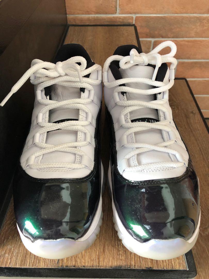Nike Air Jordan 11 Concord Low Emerald Men s Fashion Footwear Sneakers on Carousell