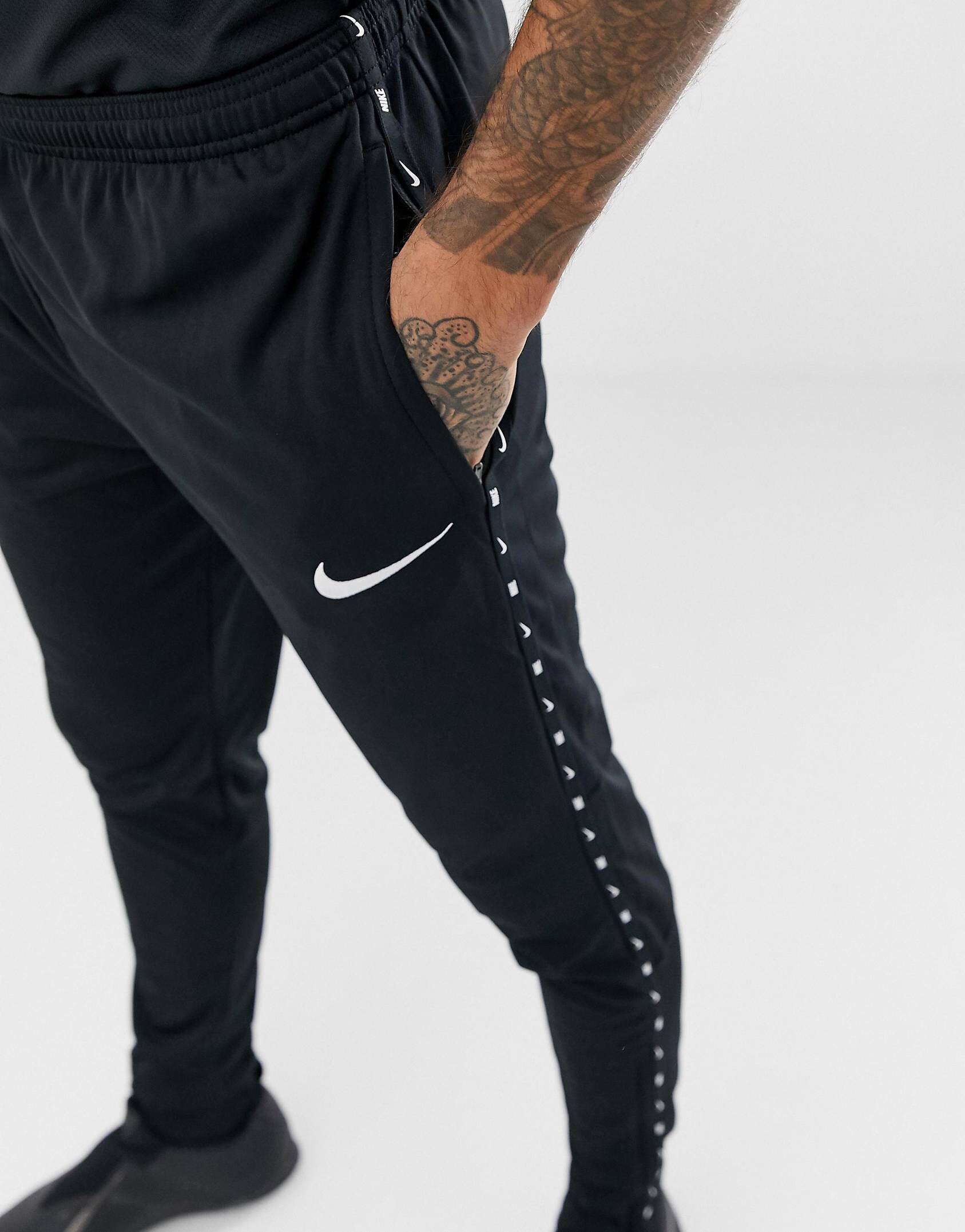 nike football dry academy joggers in navy