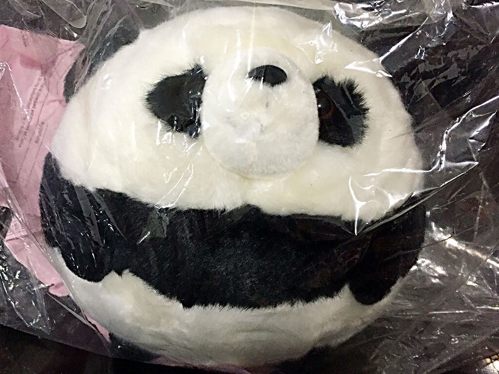 fluffy panda toy