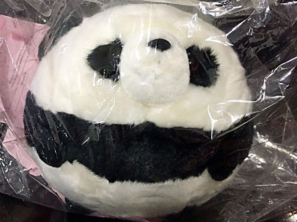 Round panda plush 2025