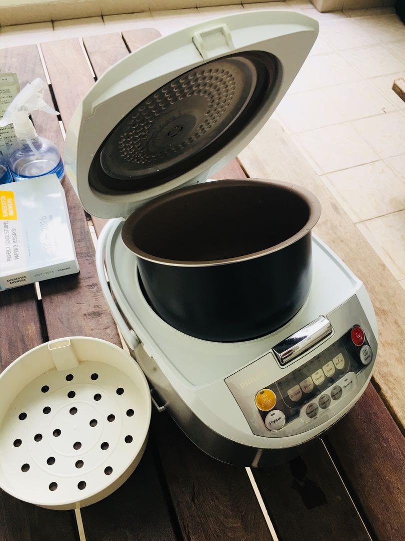 Philips Rice Cooker For Sale Cooking Rice Soup Porridge And Steam Multimillional Home Appliances Kitchenware On Carousell