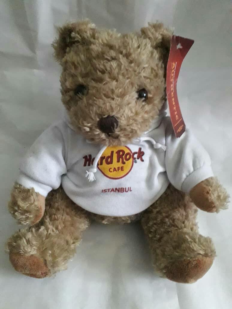 Hard rock cafe store teddy bear collection