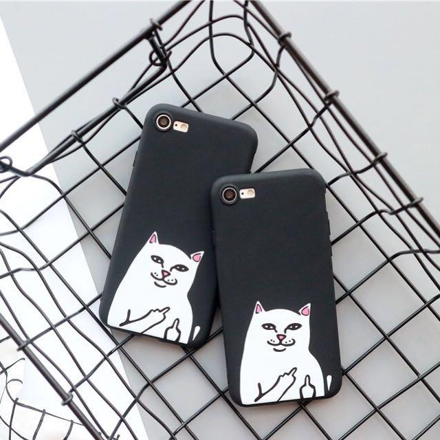 Rip N Dip Middle Finger Cat Phone Case Mobile Phones Tablets