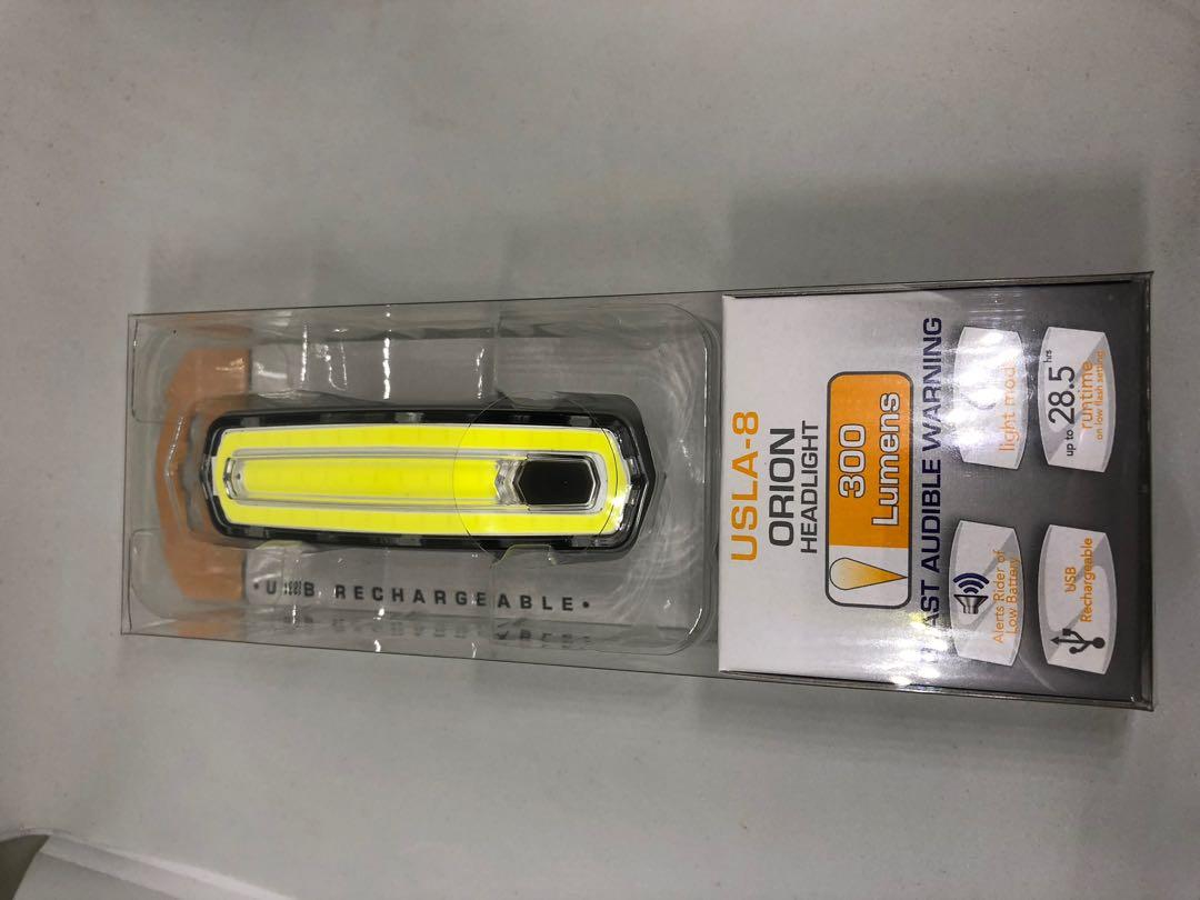 Serfas Orion Blast Audible long lasting water resistant bike Headlight