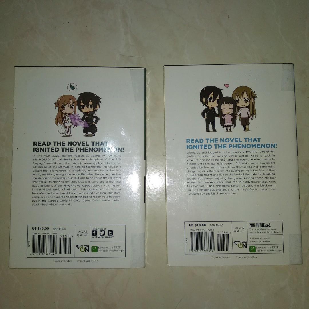 Sword Art Online Aincrad 1 & 2 (Category: Comics & Manga) located in Manila. Submitted by oops.mnl (Listing ID 203154120, Image 2). Description: 600 for 2 books (sold only as set) Good as new Plastic-covered since day 1 #sweldojan.