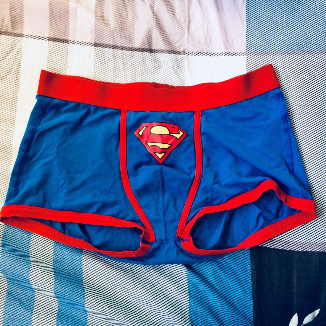 Used] Superman men's underwear by H&M - Trunk, Men's Fashion, Bottoms, New  Underwear on Carousell