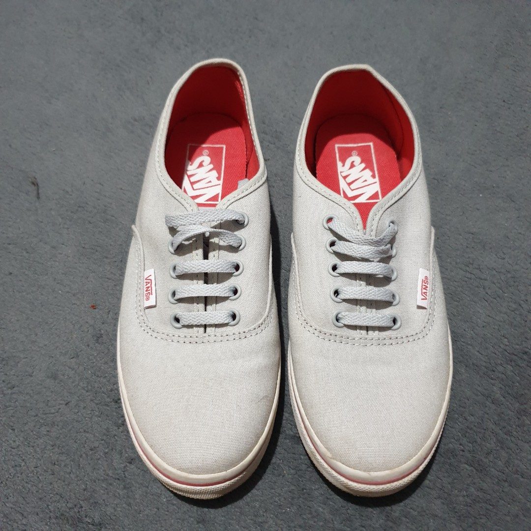 vans grey shoes