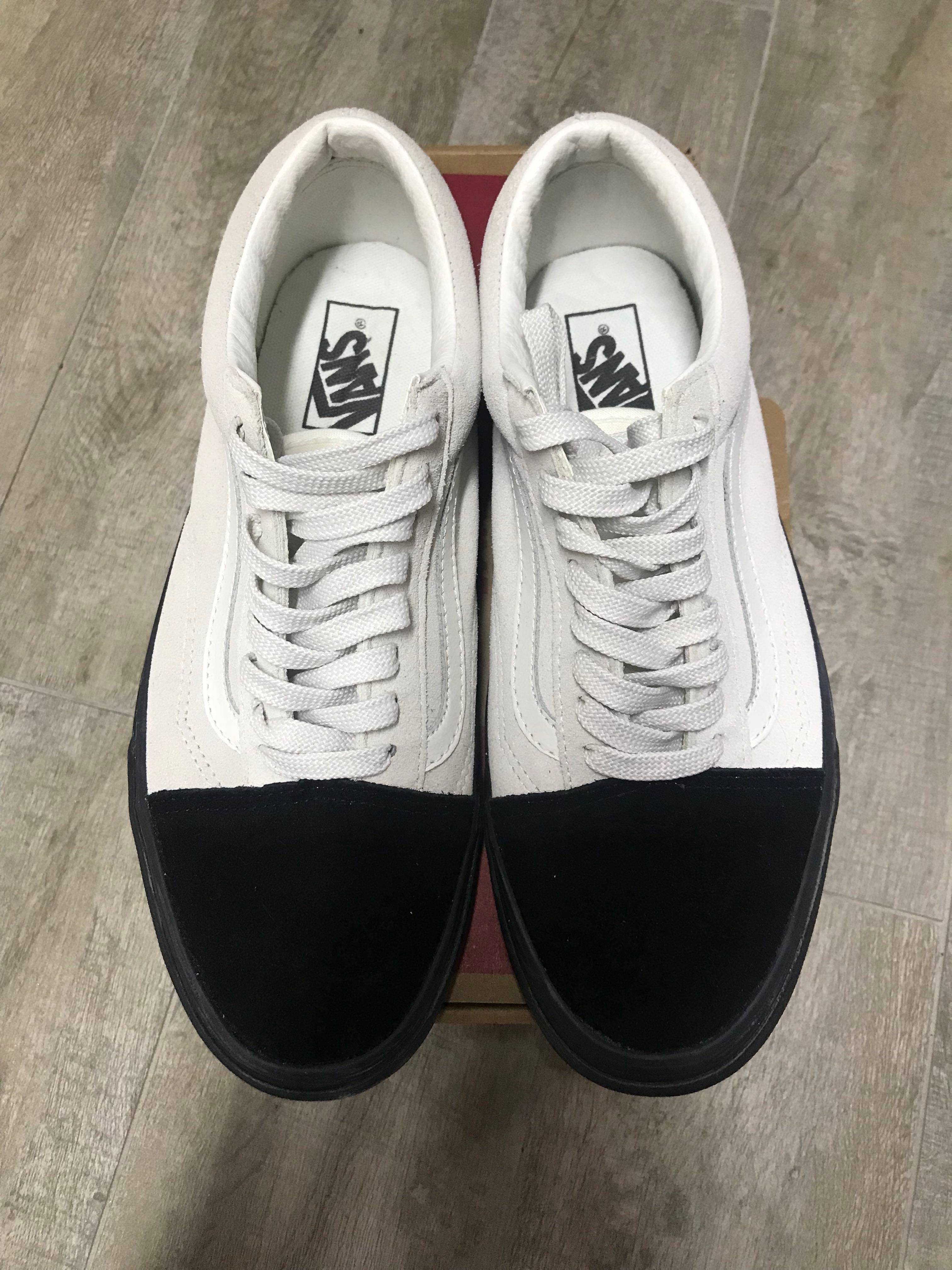 Vans Old Skool NATIVE SUEDE WHITE BLACK Men s Fashion Footwear Sneakers on Carousell