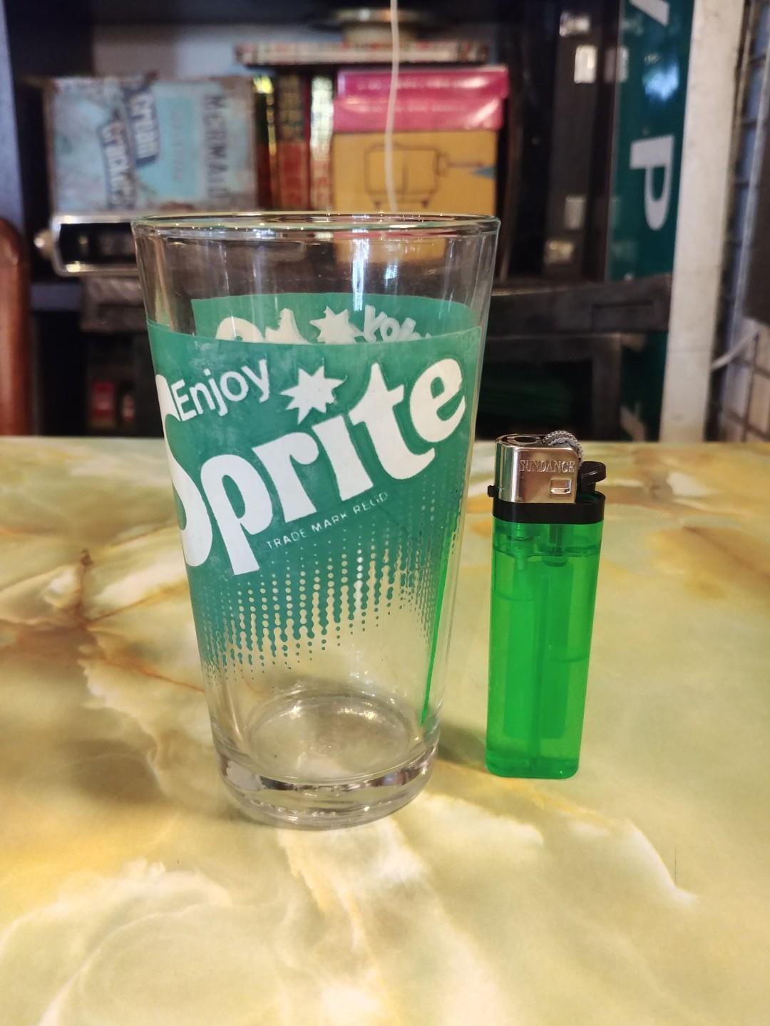 Vintage Sprite Glass Cup, Furniture & Home Living, Kitchenware ...