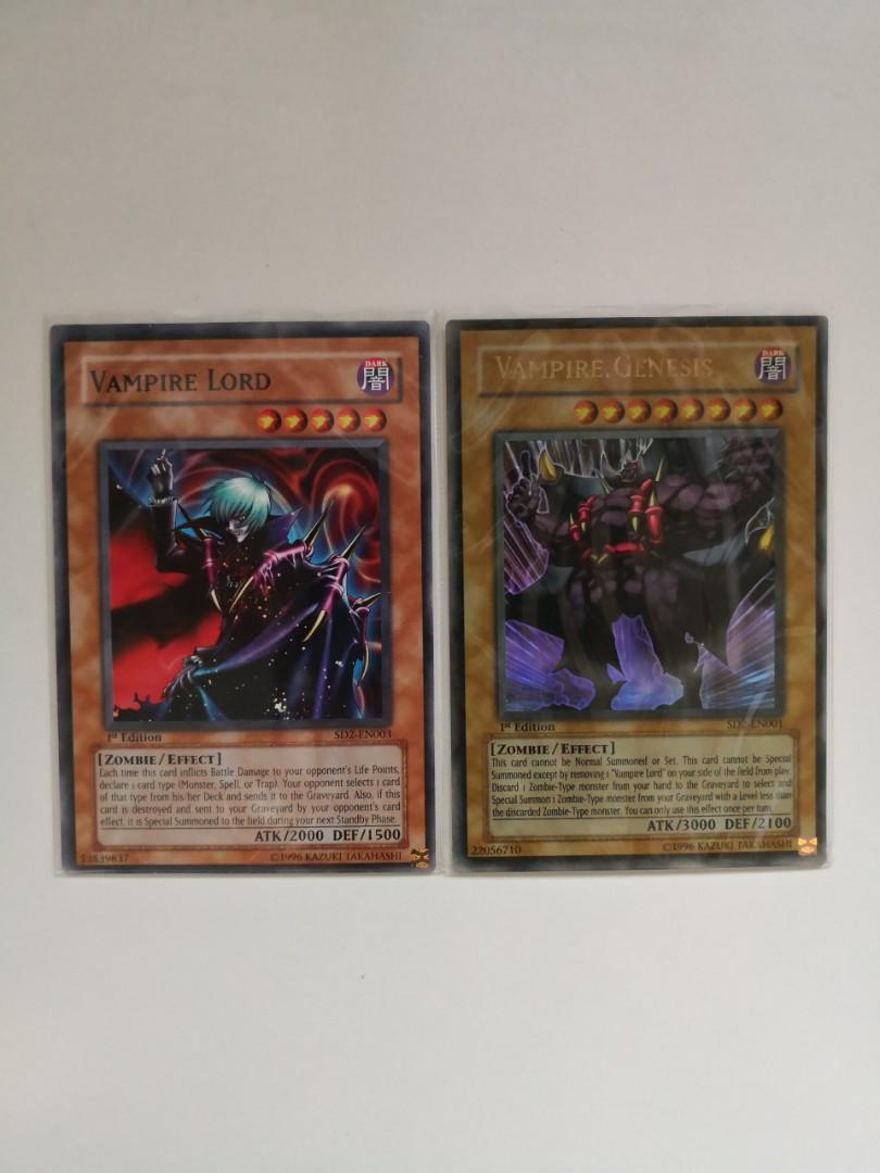 Yugioh Vampire Lord Vampire Genesis Toys Games Board Games Cards On Carousell Become a vampire, battle, hunt looking for vampire genesis popular content, reviews and catchy facts? yugioh vampire lord vampire genesis