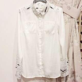SUIT Abstract Detail Button-Down, EU36 (UK8-10)