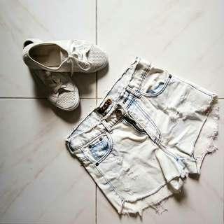 Tattered HW SHORTS