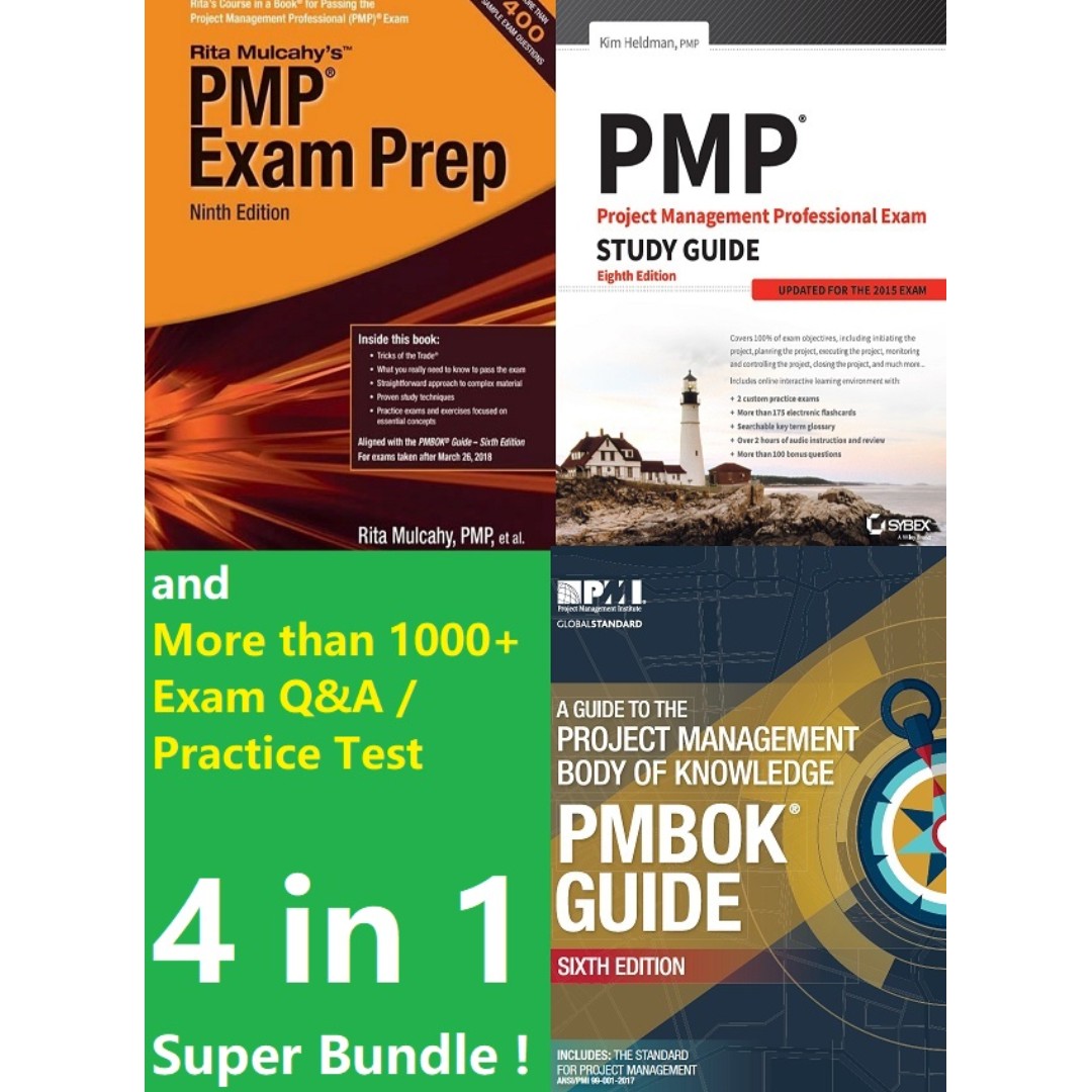 Pmp 4 In 1 Bundle Project Management Professional Pmp Exam