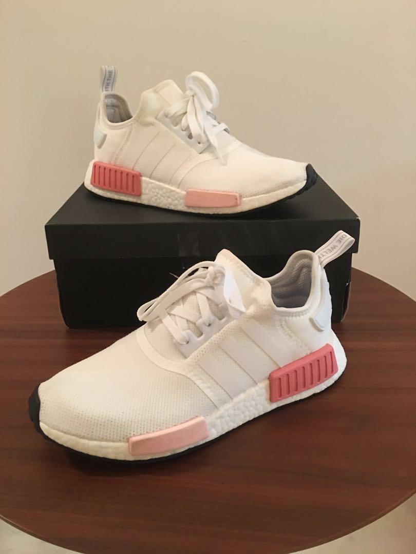 White and pink nmds sale