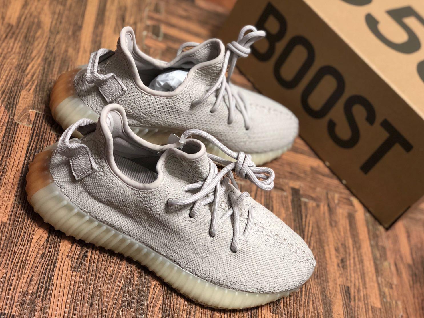 Men Yeezy Boost 350 V2 Sesame OPEN TO Depop