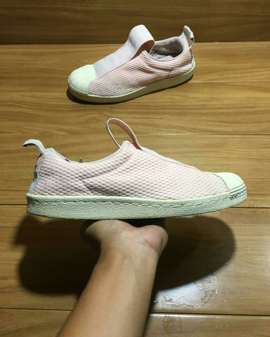 Adidas Superstar Slip On, Fesyen Wanita, Sepatu di Carousell
